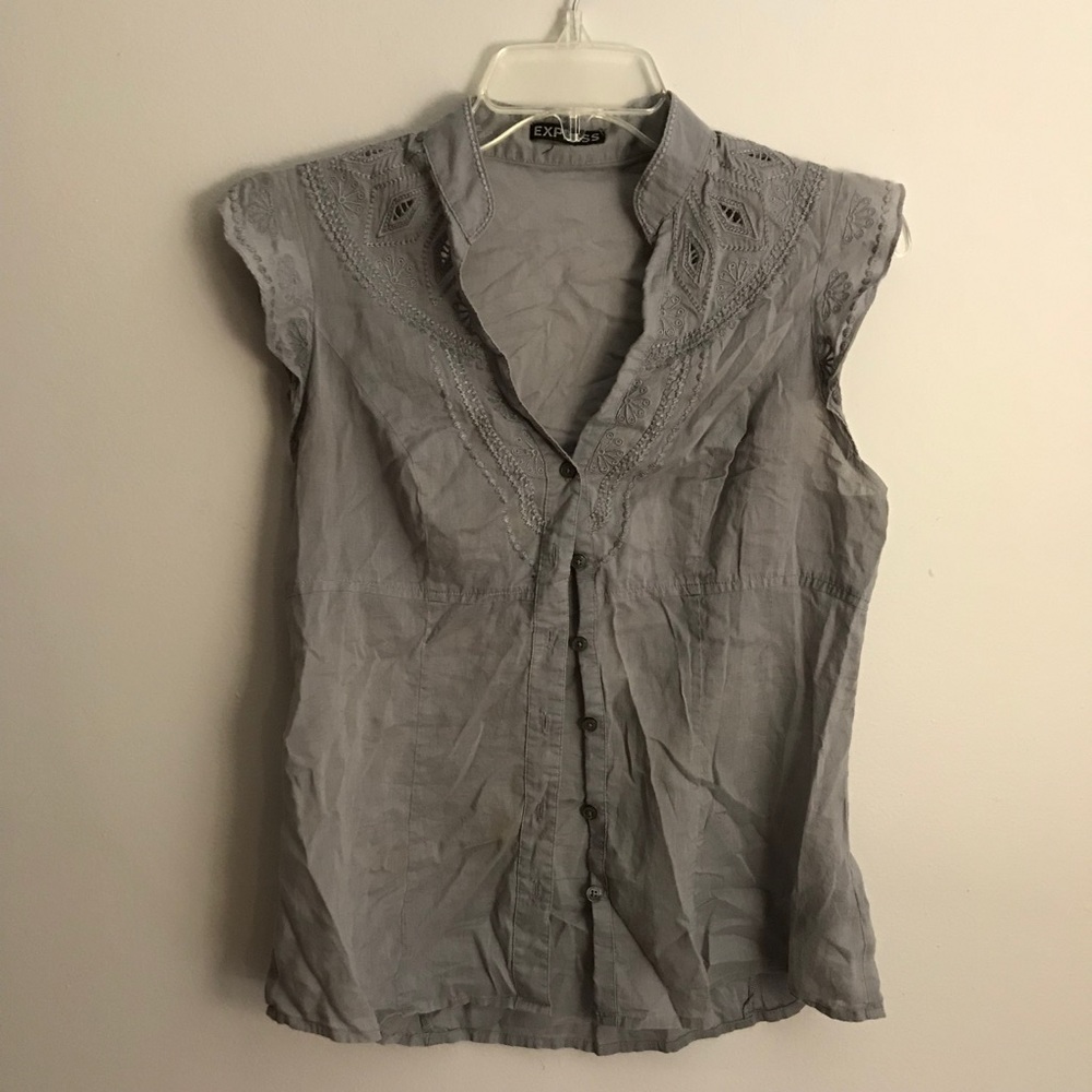 Gray Express Blouse